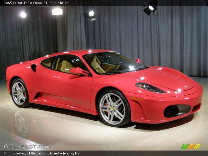 Red / Beige 2005 Ferrari F430 Coupe F1