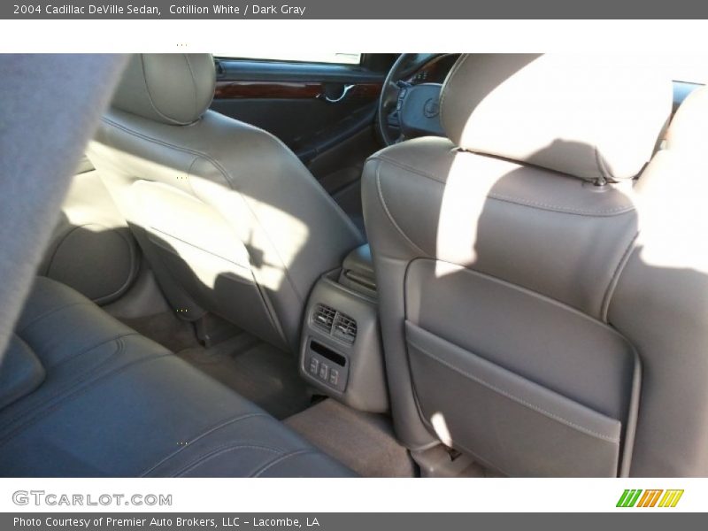 Cotillion White / Dark Gray 2004 Cadillac DeVille Sedan