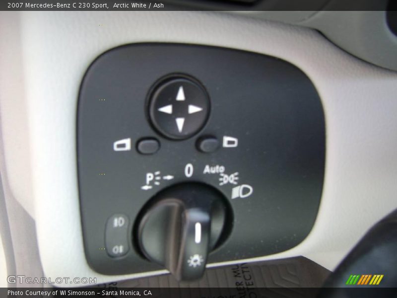 Arctic White / Ash 2007 Mercedes-Benz C 230 Sport