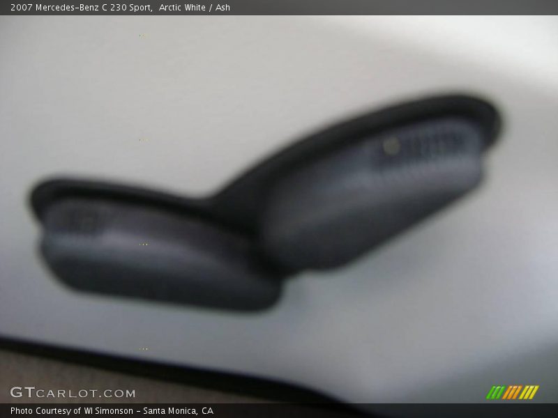 Arctic White / Ash 2007 Mercedes-Benz C 230 Sport