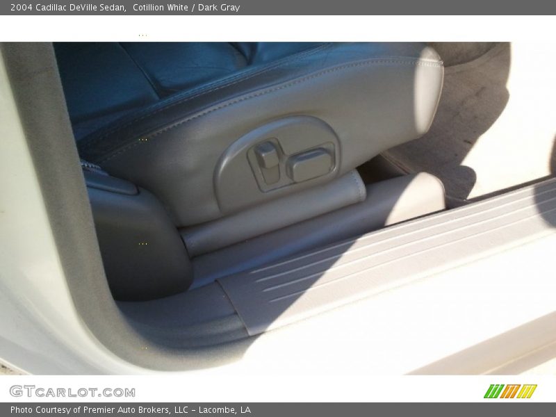 Cotillion White / Dark Gray 2004 Cadillac DeVille Sedan