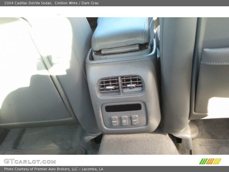 Cotillion White / Dark Gray 2004 Cadillac DeVille Sedan
