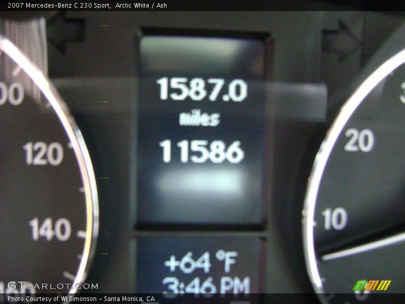 Arctic White / Ash 2007 Mercedes-Benz C 230 Sport