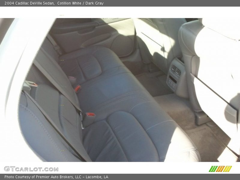 Cotillion White / Dark Gray 2004 Cadillac DeVille Sedan