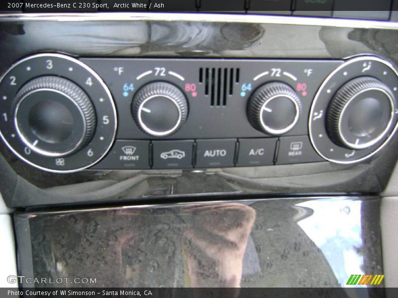 Arctic White / Ash 2007 Mercedes-Benz C 230 Sport