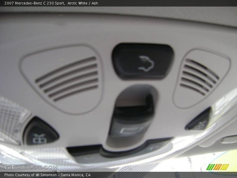 Arctic White / Ash 2007 Mercedes-Benz C 230 Sport