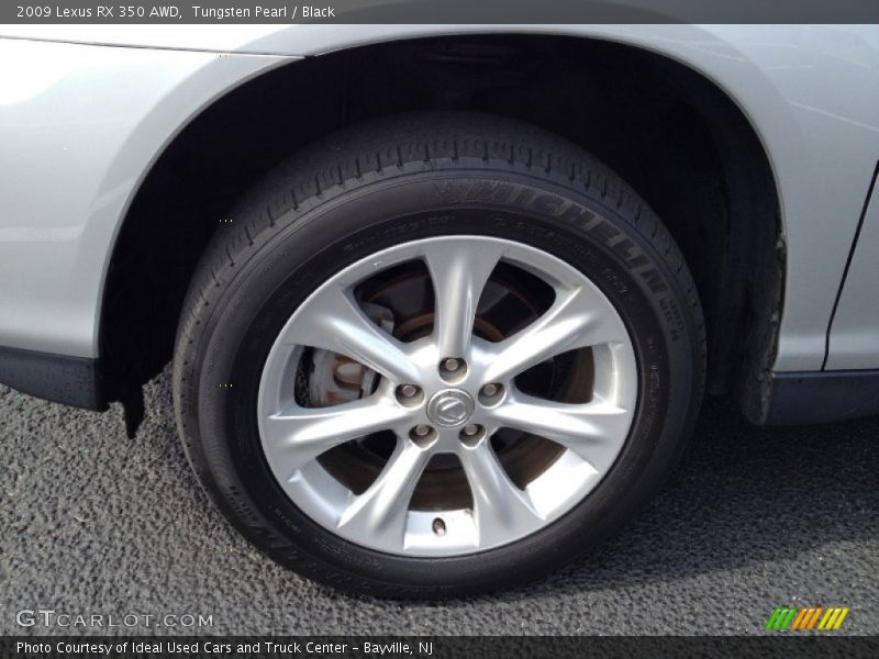 Tungsten Pearl / Black 2009 Lexus RX 350 AWD