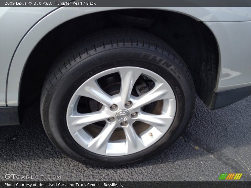 Tungsten Pearl / Black 2009 Lexus RX 350 AWD
