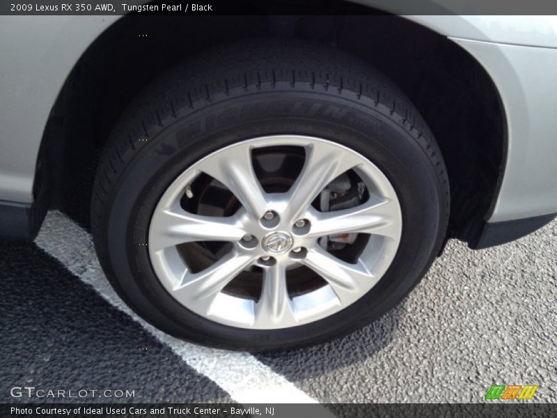 Tungsten Pearl / Black 2009 Lexus RX 350 AWD