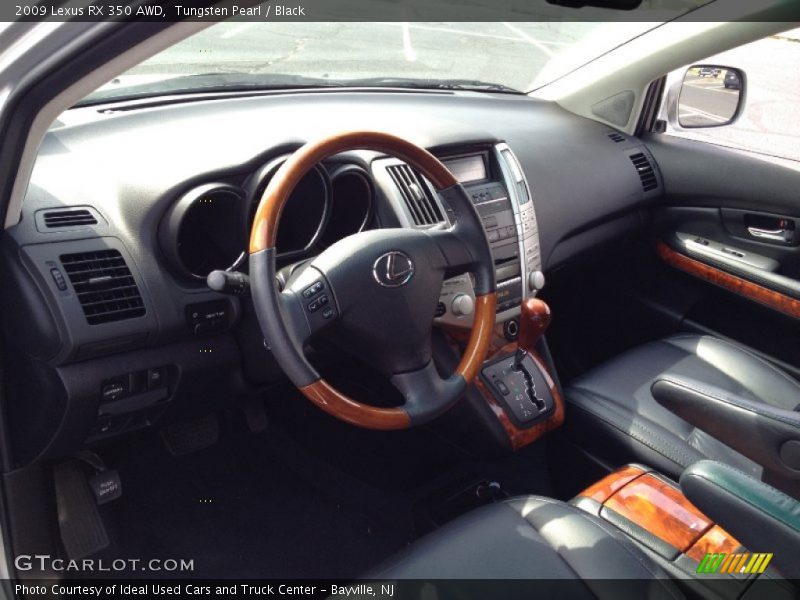 Tungsten Pearl / Black 2009 Lexus RX 350 AWD