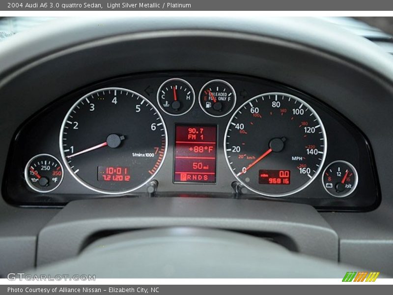  2004 A6 3.0 quattro Sedan 3.0 quattro Sedan Gauges