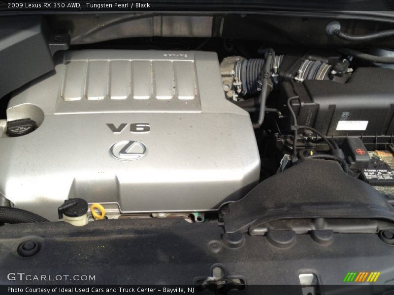 Tungsten Pearl / Black 2009 Lexus RX 350 AWD