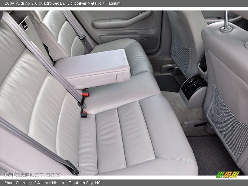 Rear Seat of 2004 A6 3.0 quattro Sedan