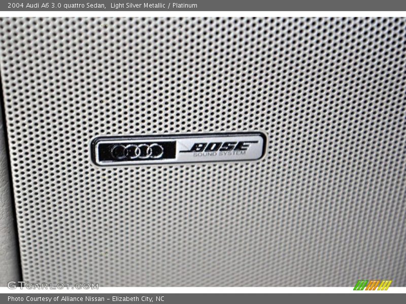 Light Silver Metallic / Platinum 2004 Audi A6 3.0 quattro Sedan