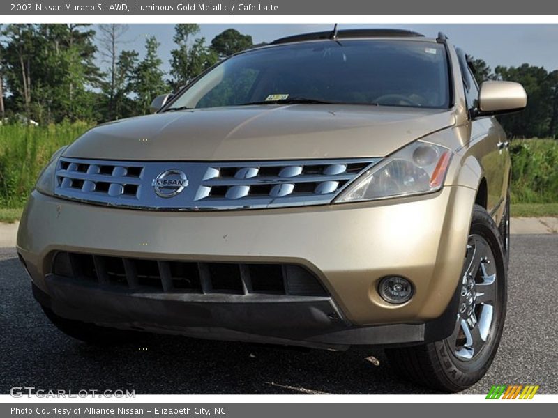 Luminous Gold Metallic / Cafe Latte 2003 Nissan Murano SL AWD