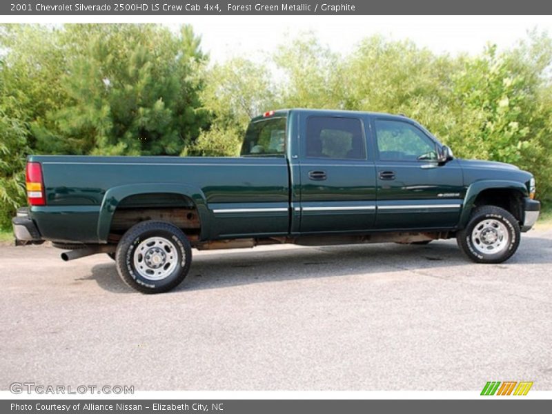 Forest Green Metallic / Graphite 2001 Chevrolet Silverado 2500HD LS Crew Cab 4x4