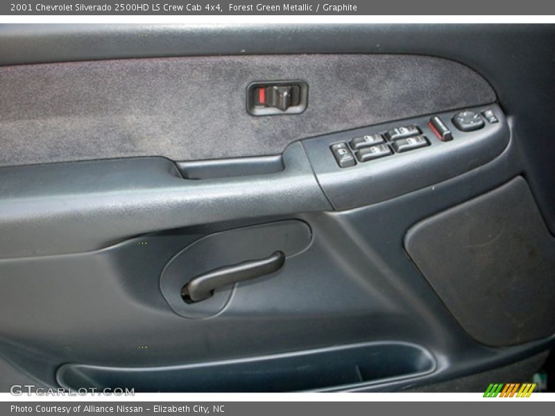 Forest Green Metallic / Graphite 2001 Chevrolet Silverado 2500HD LS Crew Cab 4x4