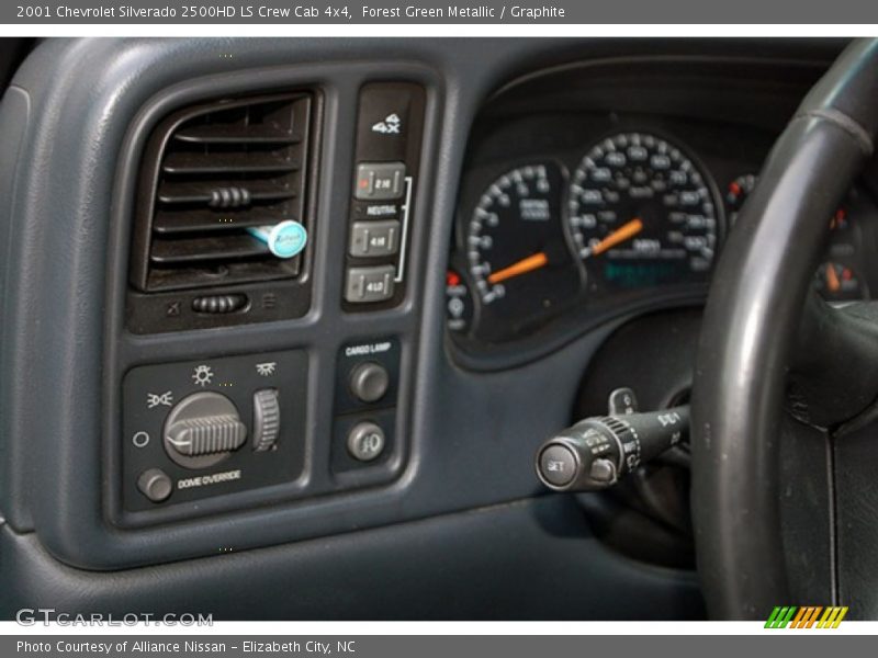 Forest Green Metallic / Graphite 2001 Chevrolet Silverado 2500HD LS Crew Cab 4x4