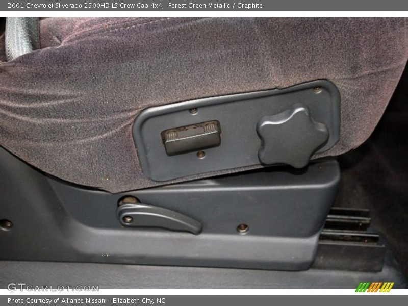Forest Green Metallic / Graphite 2001 Chevrolet Silverado 2500HD LS Crew Cab 4x4