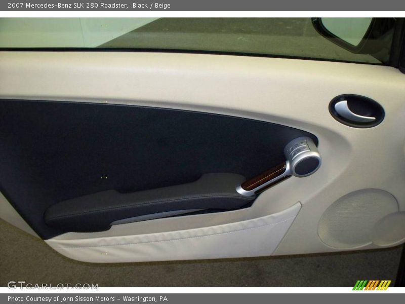 Black / Beige 2007 Mercedes-Benz SLK 280 Roadster