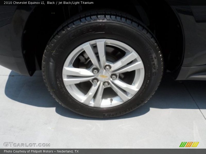 Black / Jet Black/Light Titanium 2010 Chevrolet Equinox LS