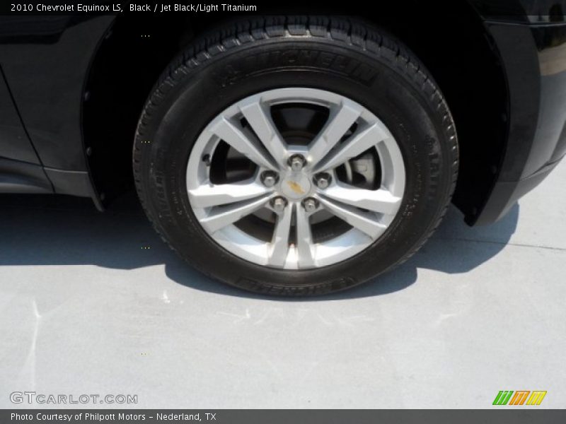 Black / Jet Black/Light Titanium 2010 Chevrolet Equinox LS