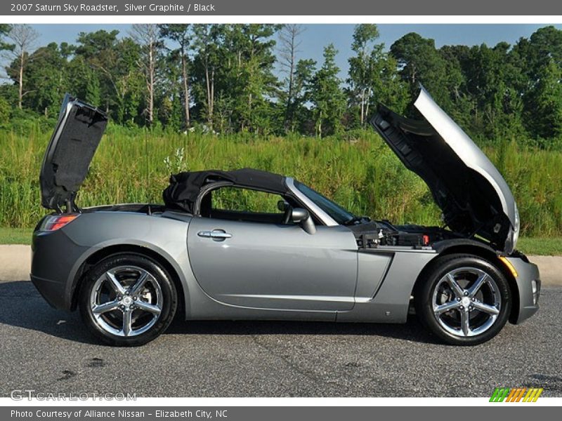 Silver Graphite / Black 2007 Saturn Sky Roadster