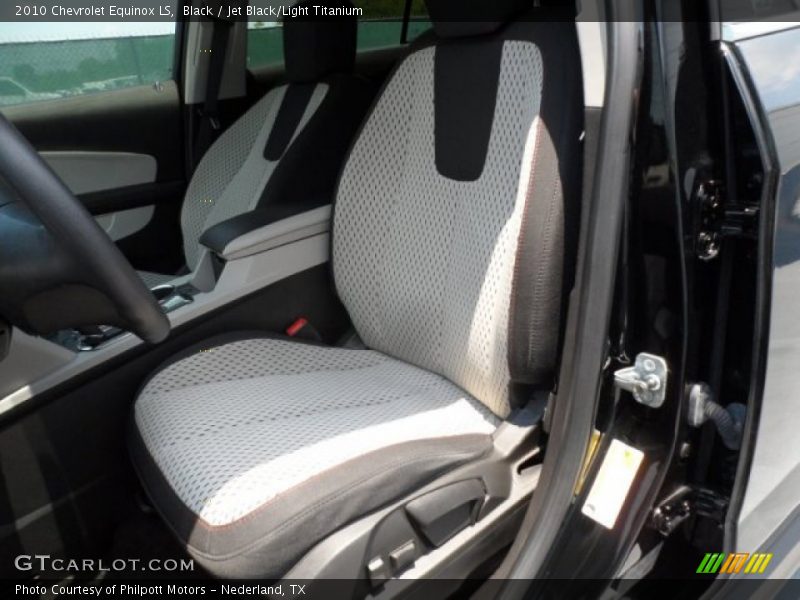 Black / Jet Black/Light Titanium 2010 Chevrolet Equinox LS