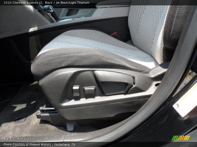 Black / Jet Black/Light Titanium 2010 Chevrolet Equinox LS
