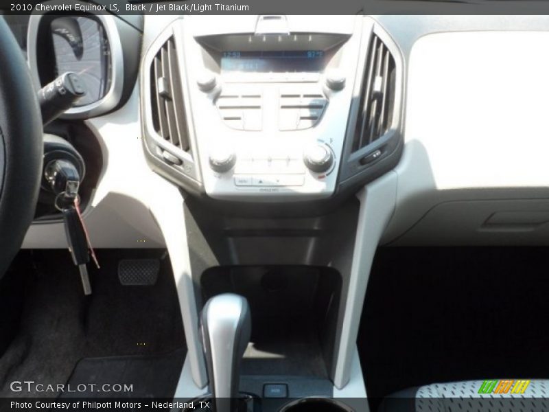 Black / Jet Black/Light Titanium 2010 Chevrolet Equinox LS