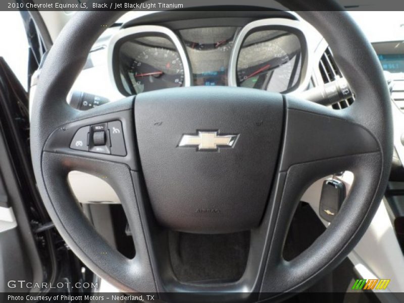 Black / Jet Black/Light Titanium 2010 Chevrolet Equinox LS