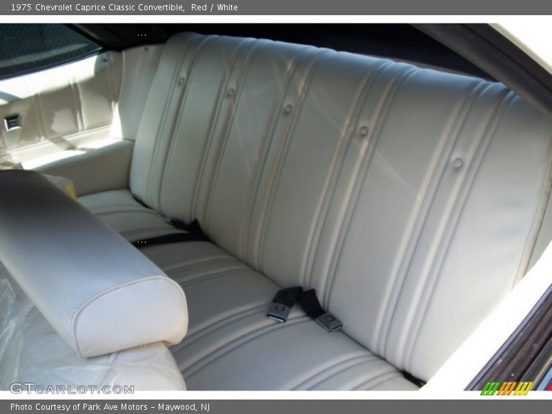 Rear Seat of 1975 Caprice Classic Convertible