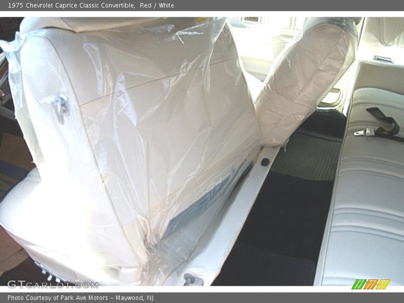 Rear Seat of 1975 Caprice Classic Convertible