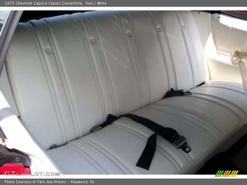 Rear Seat of 1975 Caprice Classic Convertible