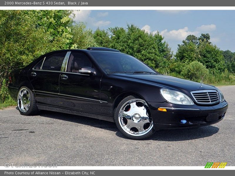 Black / Java 2000 Mercedes-Benz S 430 Sedan