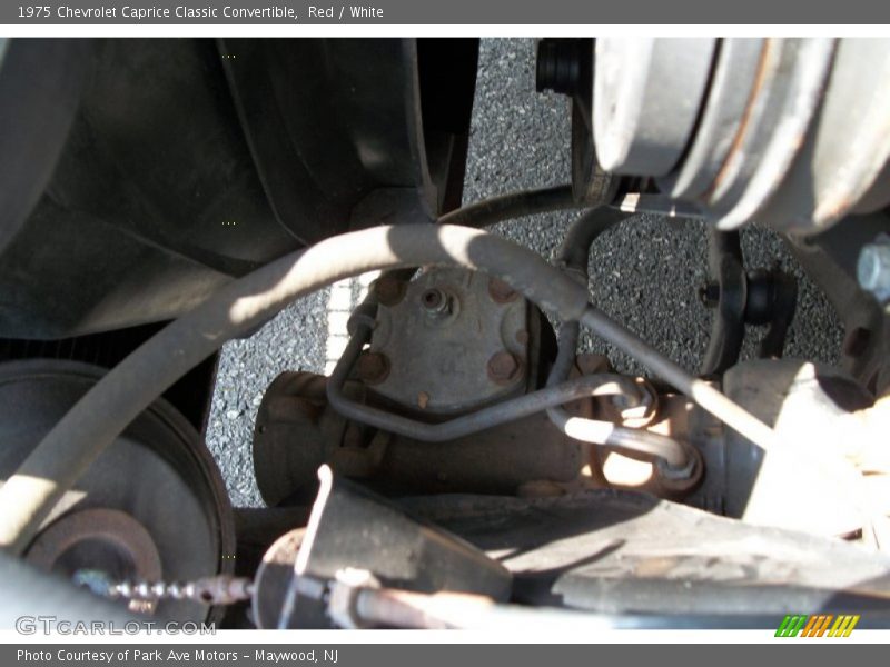 Red / White 1975 Chevrolet Caprice Classic Convertible