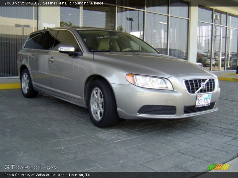 Seashell Metallic / Sandstone Beige 2008 Volvo V70 3.2