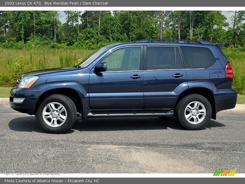 Blue Meridian Pearl / Dark Charcoal 2003 Lexus GX 470