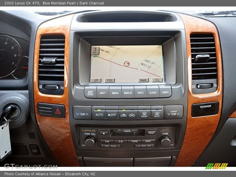 Blue Meridian Pearl / Dark Charcoal 2003 Lexus GX 470