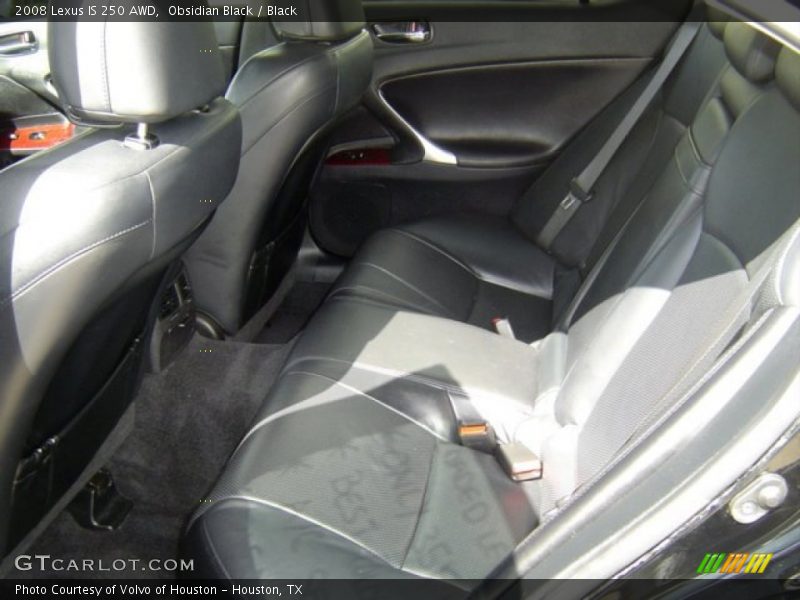 Obsidian Black / Black 2008 Lexus IS 250 AWD