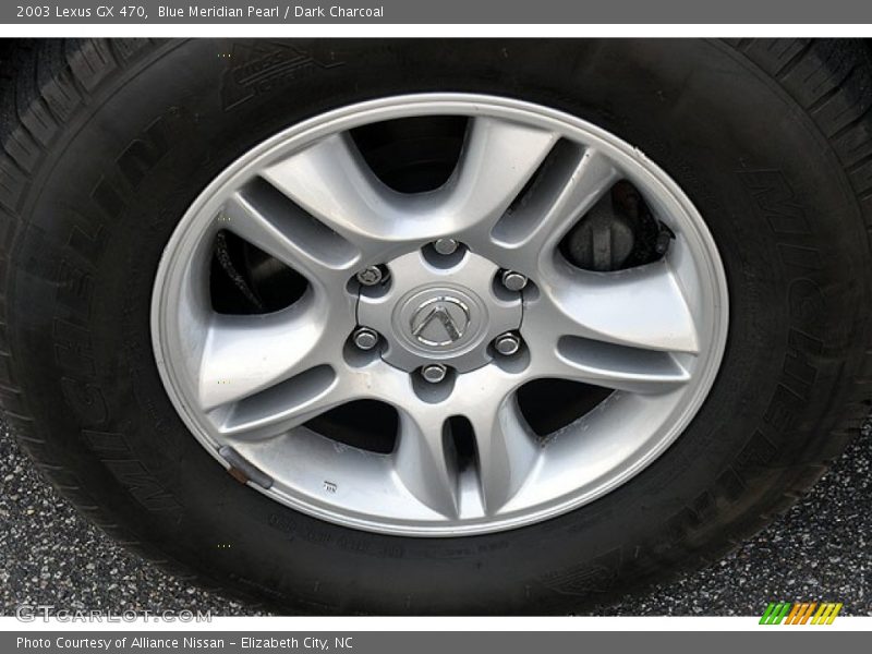 Blue Meridian Pearl / Dark Charcoal 2003 Lexus GX 470