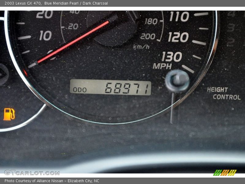 Blue Meridian Pearl / Dark Charcoal 2003 Lexus GX 470