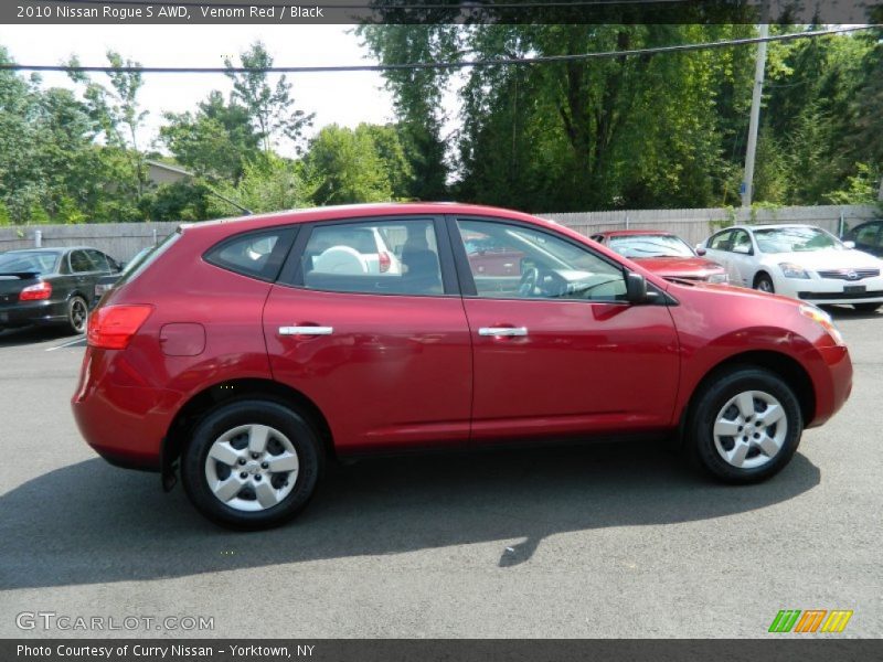 Venom Red / Black 2010 Nissan Rogue S AWD