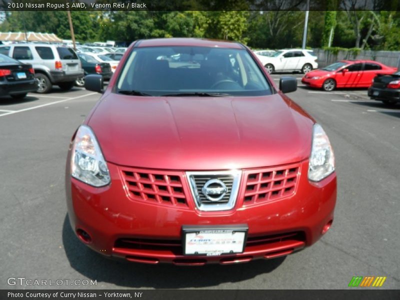 Venom Red / Black 2010 Nissan Rogue S AWD