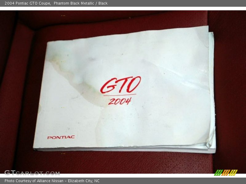Books/Manuals of 2004 GTO Coupe
