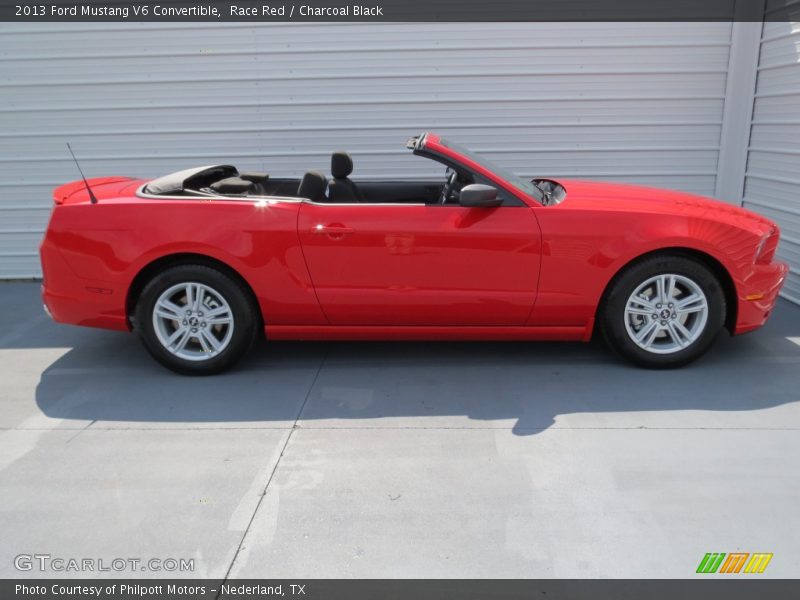 Race Red / Charcoal Black 2013 Ford Mustang V6 Convertible