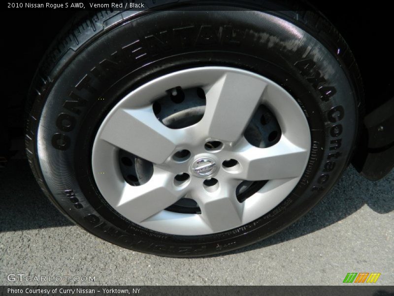 Venom Red / Black 2010 Nissan Rogue S AWD