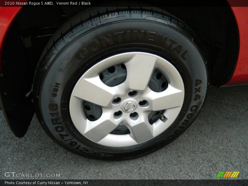 Venom Red / Black 2010 Nissan Rogue S AWD