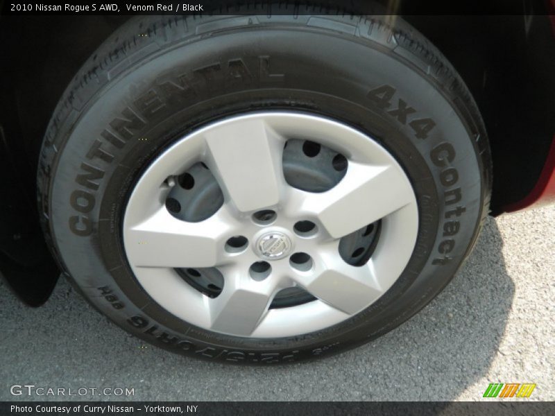 Venom Red / Black 2010 Nissan Rogue S AWD