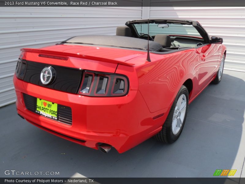 Race Red / Charcoal Black 2013 Ford Mustang V6 Convertible